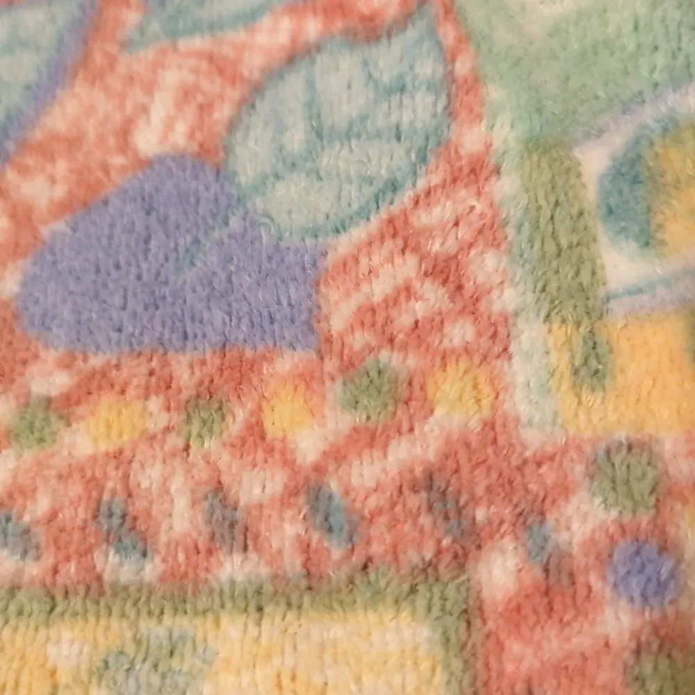 Vintage 100% cotton colorful patchwork leaf‎ print towel set